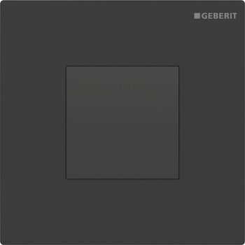 - GEBERIT Elektroniczny zawór spłukujący do pisuaru, zasilanie bateryjne, Typ 30, czarny mat, easy-to-clean 116037161 - 116.037.16.1 - Łazienki Szydłowski