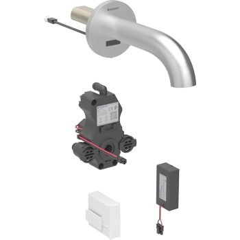  - GEBERIT Piave Bateria umywalkowa ścienna L22, stal nierdzewna 116284SN1 - 116.284.SN.1 - Łazienki Szydłowski