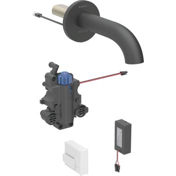  - GEBERIT Piave Bateria umywalkowa ścienna L22 czarny mat 116288141 - 116.288.14.1 - Łazienki Szydłowski