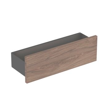 - GEBERIT Smyle Square Półka ścienna, 45x15 cm, otwarta kolor Orzech włoski hickory 500362JR1 - 500.362.JR.1 - Łazienki Szydłowski