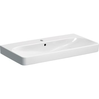 - GEBERIT Smyle Square Umywalka, 90x48 cm biały połysk 500251011 - 500.251.01.1 - Łazienki Szydłowski