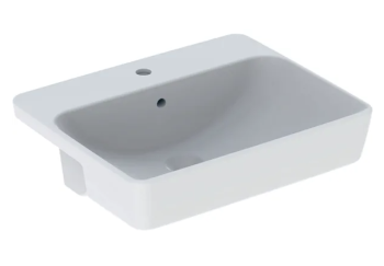  - GEBERIT Variform Umywalka częściowo wpuszczana w blat, prostokątna, 55 x 45 cm biały połysk 500681011 - 500.681.01.1 - Łazienki Szydłowski