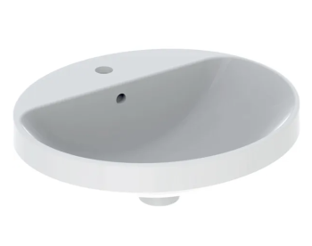  - GEBERIT Variform Umywalka wpuszczana w blat, owalna, 50 x 45 cm biały połysk 500712012 - 500.712.01.2 - Łazienki Szydłowski