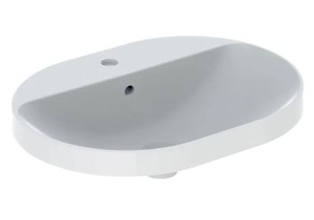  - GEBERIT Variform Umywalka wpuszczana w blat, eliptyczna, 60x45 cm biały połysk 500732012 - 500.732.01.2 - Łazienki Szydłowski