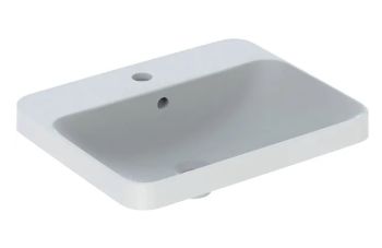  - GEBERIT Variform Umywalka wpuszczana w blat, prostokątna 55 x 45 cm biała 500741012 - 500.741.01.2 - Łazienki Szydłowski