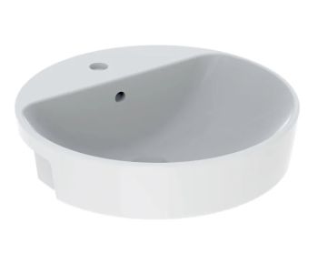  - GEBERIT Variform Umywalka częściowo wpuszczana w blat, okrągła, 50cm biały połysk 500782012 - 500.782.01.2 - Łazienki Szydłowski