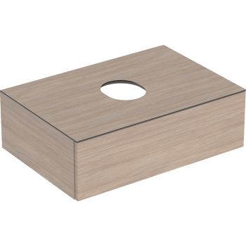  - GEBERIT Variform Szafka pod umywalkę stawianą na blat 75x51 cm kolor dąb z powłoką melaminową 501163001 - 501.163.00.1 - Łazienki Szydłowski