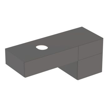  - GEBERIT Variform Szafka pod umywalkę stawianą na blat 135x51 cm kolor lava z powłoką melaminową 501190001 - 501.190.00.1 - Łazienki Szydłowski