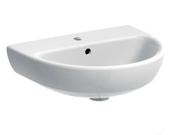  - GEBERIT Selnova Umywalka kompaktowa 50 x 41 cm biały połysk 500295017 - 500.295.01.7 - Łazienki Szydłowski