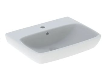  - GEBERIT Selnova Square Umywalka 65 x 48 cm, z przelewem, z otworem na baterie biały połysk 500299015 - 500.299.01.5 - Łazienki Szydłowski