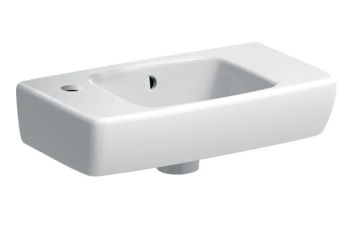  - GEBERIT Selnova Compact Umywalka kompaktowa 45 x 25 cm biały połysk 500319015 - 500.319.01.5 - Łazienki Szydłowski