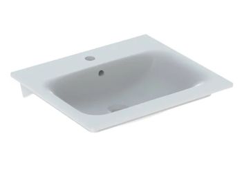  - GEBERIT Selnova Square Umywalka meblowa, 55x48 cm biały połysk 500993001 - 500.993.00.1 - Łazienki Szydłowski