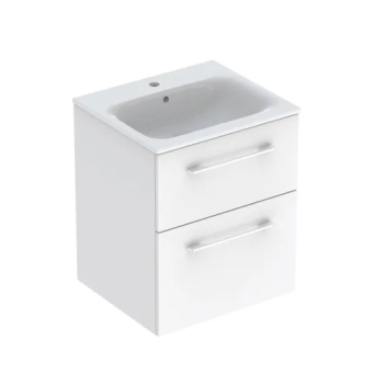  - GEBERIT Selnova Square Zestaw szafka z umywalką  55x50,2cm  biały 501232001 - 501.232.00.1 - Łazienki Szydłowski