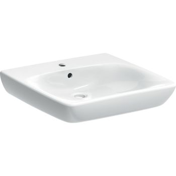  - GEBERIT Selnova Comfort Umywalka 60 x 55cm, z przelewem, z otworem na baterię biała 502769007 - 502.769.00.7 - Łazienki Szydłowski