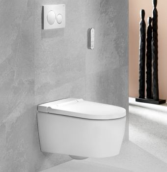 - GEBERIT AquaClean Sela WC z funkcją higieny intymnej wisząca miska WC, biały mat 146222JT1 - 146.222.JT.1 - Łazienki Szydłowski