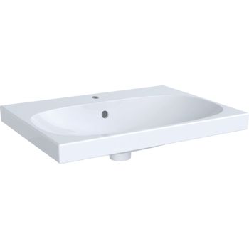 - GEBERIT Acanto Umywalka, 65x48,2 cm biała z powłoką KeraTect 500621018 - 500.621.01.8 - Łazienki Szydłowski