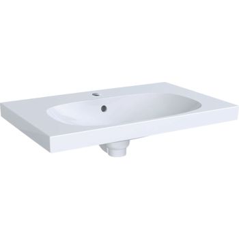 - GEBERIT Acanto Umywalka 75 x 48,2cm biała z powłoką KeraTect 500622018 - 500.622.01.8 - Łazienki Szydłowski
