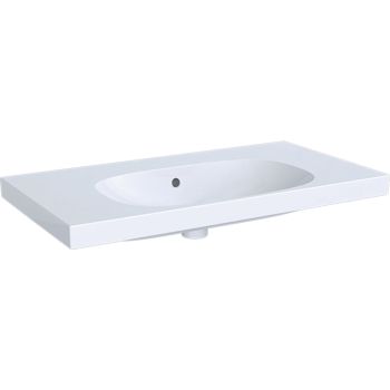 - GEBERIT Acanto Umywalka 60 x 48,2 cm biała z powłoką KeraTect 500624018 - 500.624.01.8 - Łazienki Szydłowski