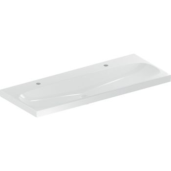  - GEBERIT Acanto Umywalka 120x48,2 cm biała z powłoką KeraTect 501880006 - 501.880.00.6 - Łazienki Szydłowski