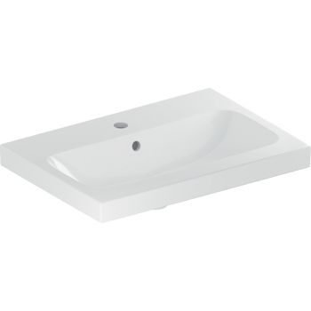  - GEBERIT iCon Light Umywalka, 60x42 cm, z przelewem, z otworem na baterię, KeraTect 501841002 - 501.841.00.2 - Łazienki Szydłowski