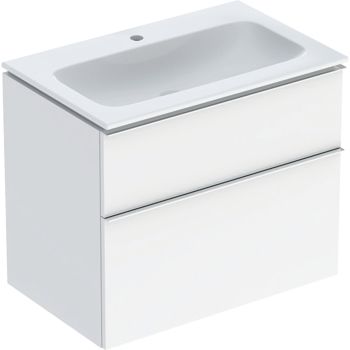  - GEBERIT iCon biała umywalka 75 x 48 cm z szafką z KeraTect 502332012 - 502.332.01.2 - Łazienki Szydłowski