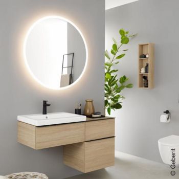  - GEBERIT Option Round Podświetlane lustro, D90 cm 502799001 - 502.799.00.1 - Łazienki Szydłowski