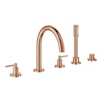  - GROHE-Atrio 5 otworowa bateria wannowa warm sunset 29407DA0 - 29407DA0 - Łazienki Szydłowski