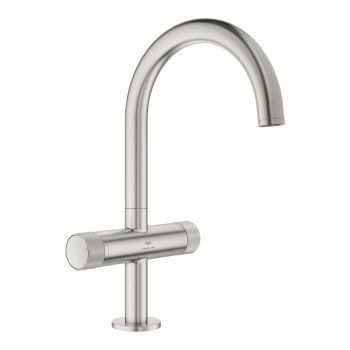 - GROHE-Atrio Private Collection bateria umywalkowa rozmiar L stal nierdzewna 21138DC0 - 21138DC0 - Łazienki Szydłowski