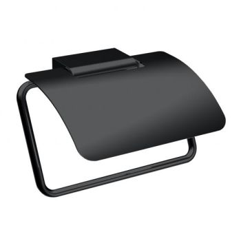 - EMCO FLOW uchwyt na papier z pokrywą czarny mat 270013301 - 270013301 - Łazienki Szydłowski