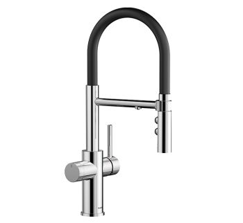  - BLANCO Catris-S Flexo bateria kuchenna z podłączeniem do wody filtrowanej chrom 526705 - 526705 - Łazienki Szydłowski