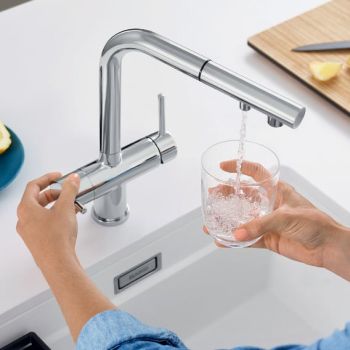 - BLANCO Fontas-S II bateria kuchenna stal szlachetna szczotkowana 525199 - 525199 - Łazienki Szydłowski