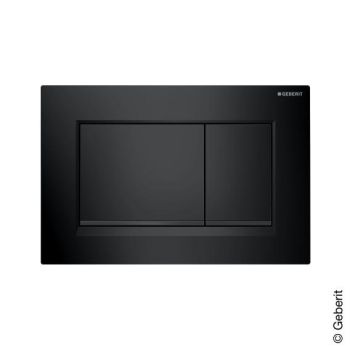  - GEBERIT Sigma 30 Przycisk spłukujący czarny błyszczący/czarny mat 115883DW1 - 115.883.DW.1 OB - Łazienki Szydłowski