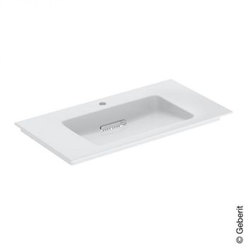  - Geberit ONE umywalka meblowa 90x48 cm biały połysk z KeraTect 505006001 - 505.006.00.1 - Łazienki Szydłowski