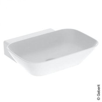  - Geberit ONE umywalka nablatowa 50 x 42,5 cm biały połysk z KeraTect 505040016 - 505.040.01.6 - Łazienki Szydłowski