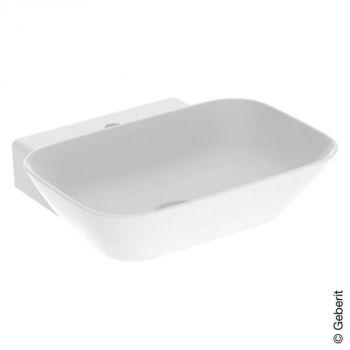  - Geberit ONE umywalka nablatowa 50x42,5 cm biały połysk z KeraTect 505041016 - 505.041.01.6 - Łazienki Szydłowski