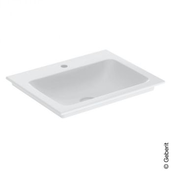  - Geberit ONE umywalka meblowa 60x48 cm biały połysk z KeraTect 505010011 - 505.010.01.1 - Łazienki Szydłowski