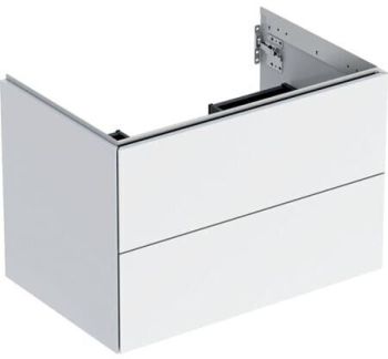  - Geberit ONE szafka pod umywalkę 74x47 cm z 2 szufladami biały wysoki połysk 505262001 - 505.262.00.1 - Łazienki Szydłowski
