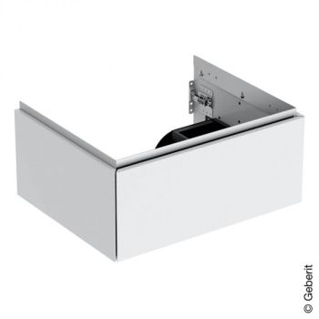  - Geberit ONE szafka pod umywalke 59,2x47 cm z szuflada biały wysoki połysk 505071001 - 505.071.00.1 - Łazienki Szydłowski