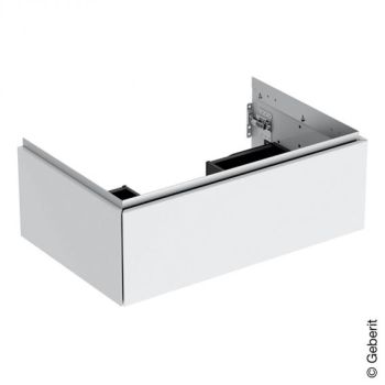  - Geberit ONE szafka pod umywalke 74x47 cm z szuflada biały wysoki połysk 505072001 - 505.072.00.1 - Łazienki Szydłowski