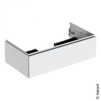  - Geberit ONE szafka pod umywalke 88,8x47 cm z szuflada biały wysoki połysk 505073001 - 505.073.00.1 - Łazienki Szydłowski