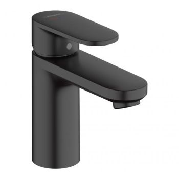  - HANSGROHE VERNIS Blend bateria umywalkowa 100 CoolStart z zestawem odpływowym z cięgnem, czarny mat 71585670 - 71585670 - Łazienki Szydłowski