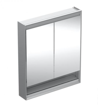  - Geberit ONE szafka z lustrem z oświetleniem LED 75x15 cm aluminium szczotkowany 505832001 - 505.832.00.1 - Łazienki Szydłowski