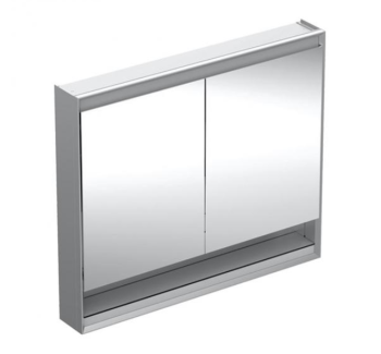  - Geberit ONE szafka z lustrem z oświetleniem LED 105x15 cm aluminium szczotkowany 505834001 - 505.834.00.1 - Łazienki Szydłowski