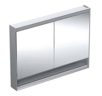  - Geberit ONE szafka z lustrem z oświetleniem LED 120x15 cm aluminium szczotkowany 505835001 - 505.835.00.1 - Łazienki Szydłowski