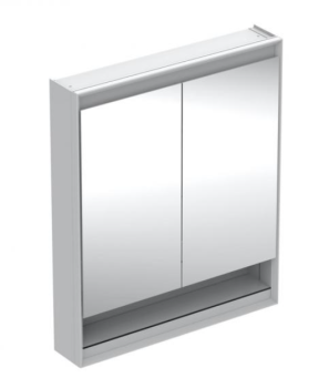  - Geberit ONE szafka z lustrem z oświetleniem LED 75x15 cm biały 505832002 - 505.832.00.2 - Łazienki Szydłowski