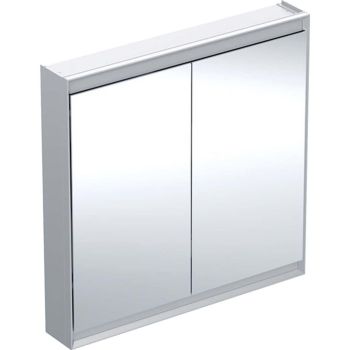  - Geberit ONE szafka z lustrem z oświetleniem LED 90x15 cm aluminium szczotkowany 505813001 - 505.813.00.1 - Łazienki Szydłowski
