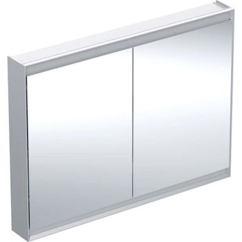  - Geberit ONE szafka z lustrem z oświetleniem LED 120x15 cm aluminium szczotkowany 505815001 - 505.815.00.1 - Łazienki Szydłowski
