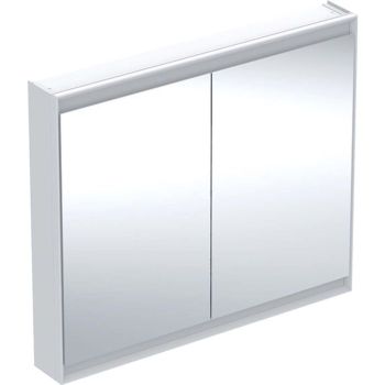  - Geberit ONE szafka z lustrem z oświetleniem LED 105x15 cm biały 505814002 - 505.814.00.2 - Łazienki Szydłowski