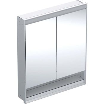  - Geberit ONE szafka z lustrem z oświetleniem LED 75x15 cm aluminium szczotkowany 505822001 - 505.822.00.1 - Łazienki Szydłowski