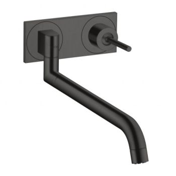 HANSGROHE Axor Uno bateria kuchenna z wylewką teleskopową czarny chrom szczotkowany 38815340 38815340 od 